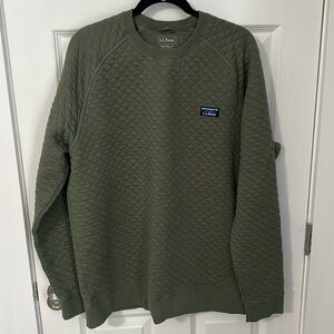 L.L. Bean Quilted Sweatshirt XL Tall